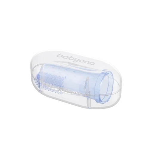 Degetar din silicon pentru gingii BabyOno Blue (0+ luni) cumpăra în Chișinau