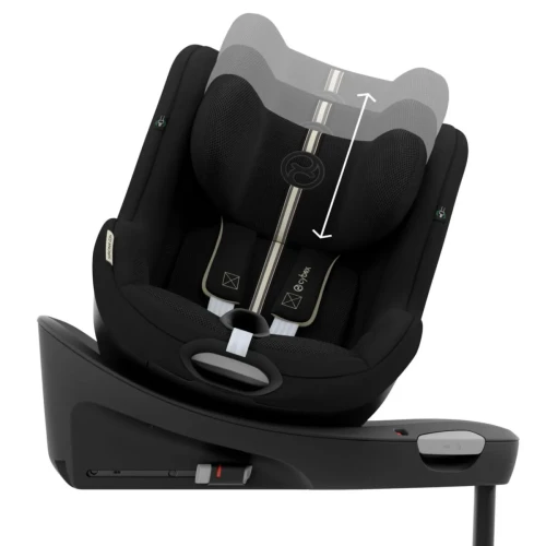 Автокресло 61-105 см (i-Size) Isofix Cybex Sirona G3 Plus Moon Black, поворотное 360 купить в Кишиневе