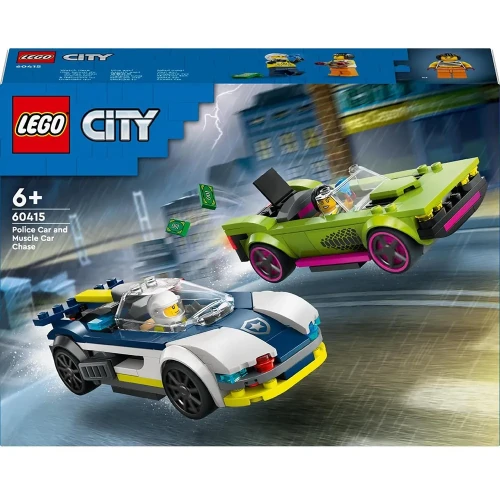 Set construcție Lego City Police Car And Muscle Car Chase, 213 elemente cumpăra în Chișinau