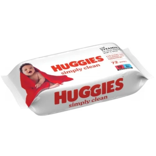 Servetele umede Huggies Simply Clean, 72 buc. cumpăra în Chișinau