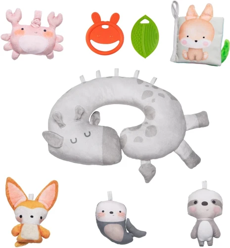 Детский коврик Lionelo Anika Natural Multicolor, 112x116x1.5 см купить в Кишиневе