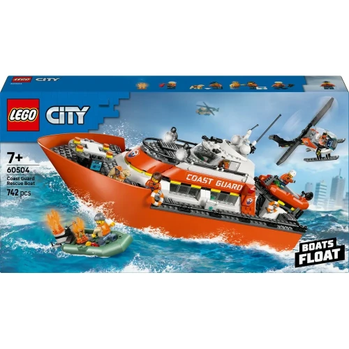 Конструкторы Lego City Coast Guard Rescue Boat & Helicopter, 742 элемента купить в Кишиневе
