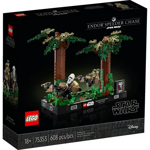 Конструкторы Lego Star Wars Diorama: Endor Speeder Chase, 608 элементов купить в Кишиневе