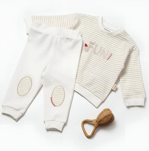 Set din 2 piese BabyCosy Organic Ivory & Ecru (6-9L) cumpăra în Chișinau