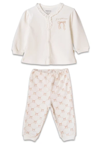 Pijama BabyCosy Ivory & Beige (3-6L) cumpăra în Chișinau