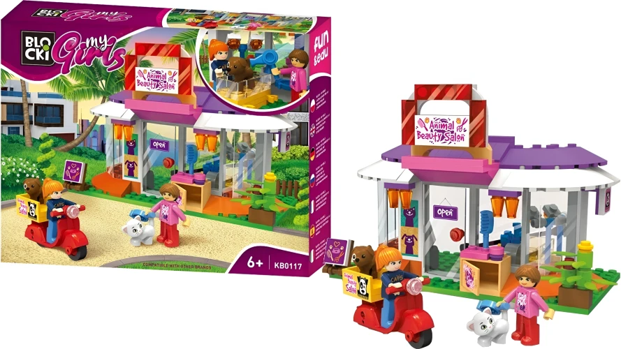 Set construcție Blocki MyGirls Pet Spa Spa pt animale de companie, 161 elemente cumpăra în Chișinau