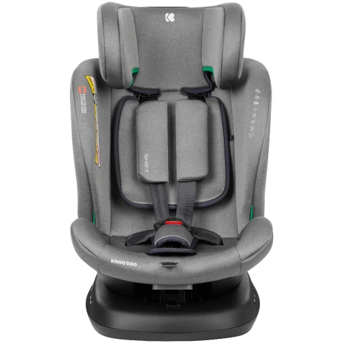 Автокресло 0-36кг Isofix KikkaBoo Shift Light Grey, поворотное 360 купить в Кишиневе