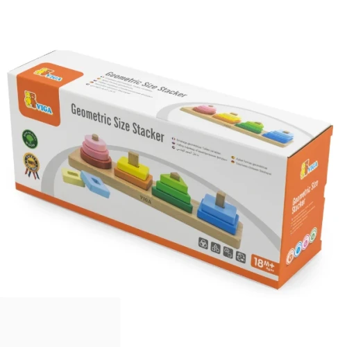 Jucărie de sortare Viga Geometric Size Stacker cumpăra în Chișinau