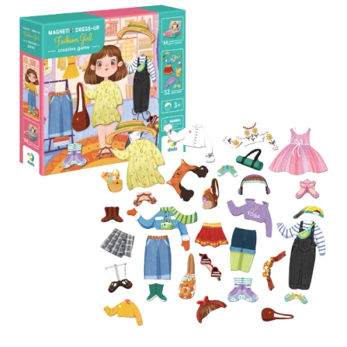 Set de creație DoDo Joc magnetic Fetița stilată, 32 elemente cumpăra în Chișinau