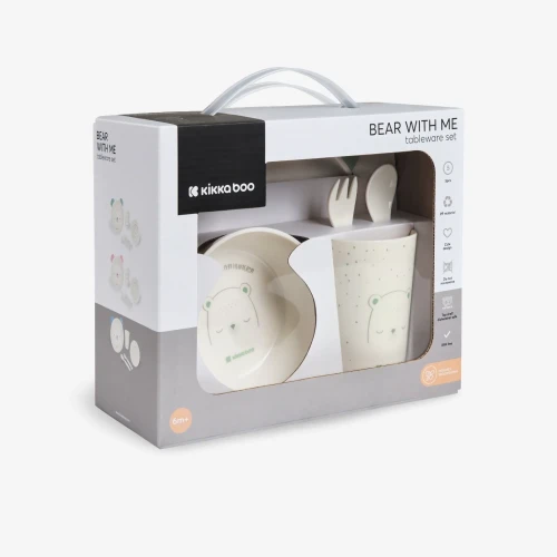 Set de masă cu 5 piese Kikkaboo Bear with Me Mint cumpăra în Chișinau