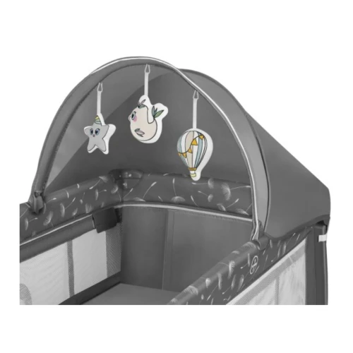 Patut pliabil 2 in 1 Lionelo Sven Plus Grey Concrete cumpăra în Chișinau
