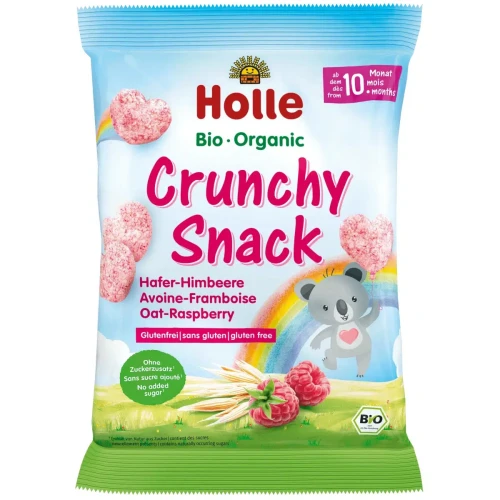 Хрустящие сердечки Holle из овса с малиной (10 мес+), 30 гр купить в Кишиневе
