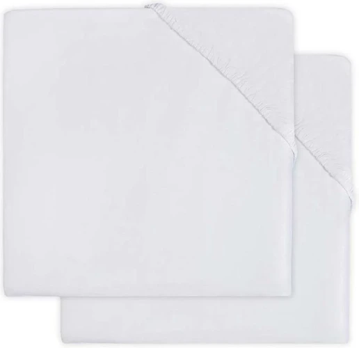 Простыня на резинке Jollein Molton White, 120x60 см, 2 шт. купить в Кишиневе