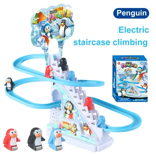 Интерактивная игрушка New World Penguin Escalator Track купить в Кишиневе