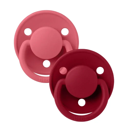 Круглые латексные соски Bibs De Lux Coral & Ruby (0-6 мес.), 2 шт. купить в Кишиневе