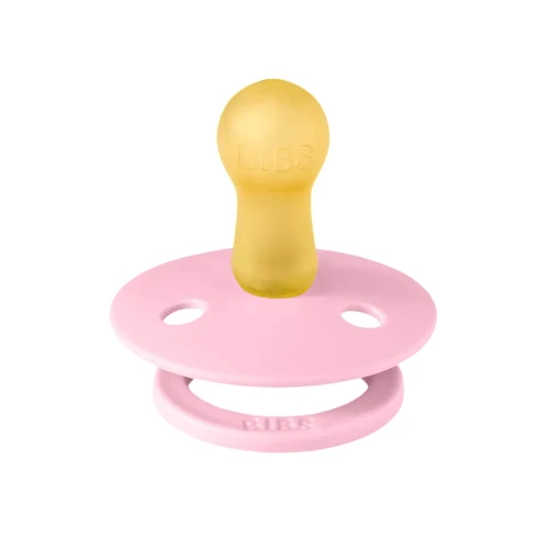 Круглые латексные соски Bibs Block Baby Pink & Coral (0-6 мес.), 2 шт. купить в Кишиневе