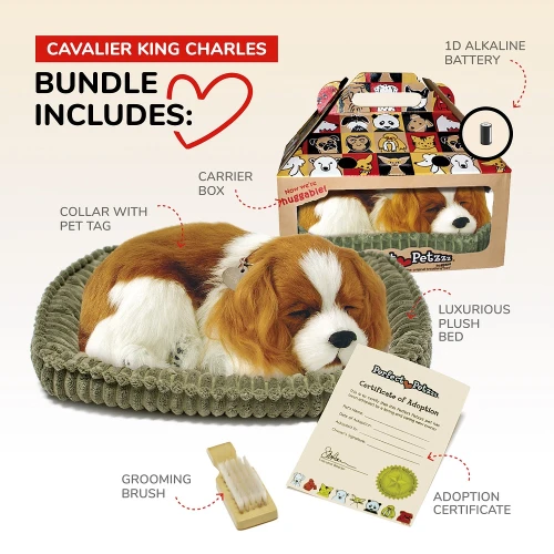 Мягкая игрушка Perfect Petzzz Cocker King Charles Bicolor, 35 см купить в Кишиневе