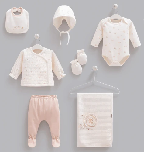 Set din 7 piese Caramell Tiny Girl Ivory & Beige (0L) cumpăra în Chișinau