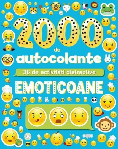 Carte Emoticoane. 2000 de autocolante. 36 de activităși distractive cumpăra în Chișinau