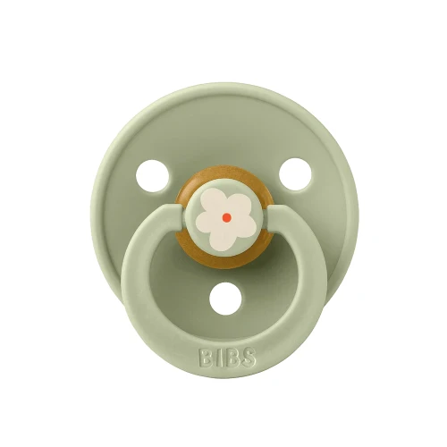 Пустышка круглая из латекса Bibs Studio Colour Jasmine Sage Mix (0-6 мес.), 2 шт. купить в Кишиневе