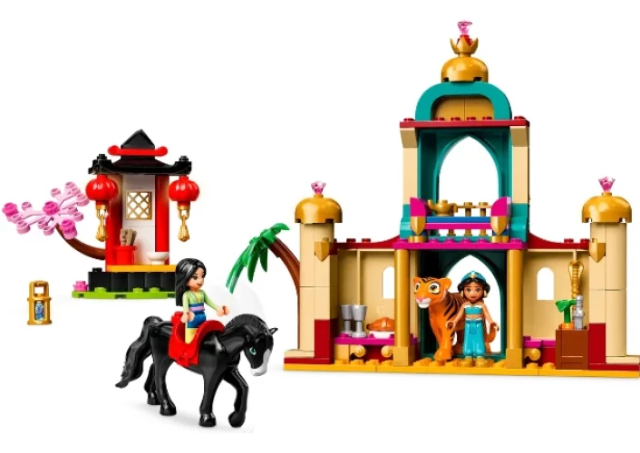 Set constructie Lego Disney Jasmine and Mulan's Adventure, 176 elemente cumpăra în Chișinau