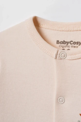 Пижама BabyCosy Green & Ecru (9-12М) купить в Кишиневе