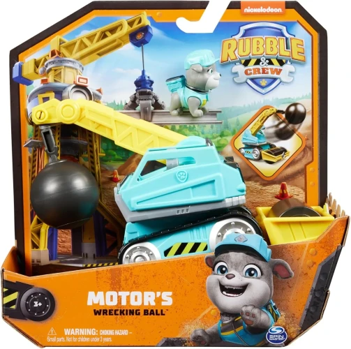 Строительная машина Spin Master Paw Patrol Rubble & Crew Motor’s Wrecking Ball купить в Кишиневе