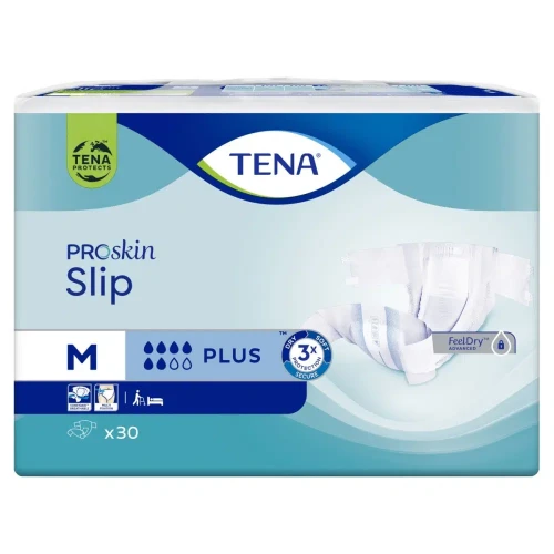 Подгузники для взрослых Tena ProSkin Slip Plus, размер M, 30 шт. купить в Кишиневе