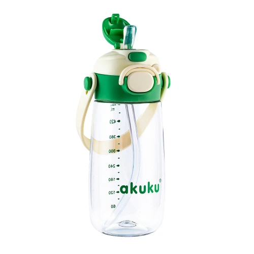 Поильник с трубочкой Akuku Green (5 лет+), 480 мл купить в Кишиневе