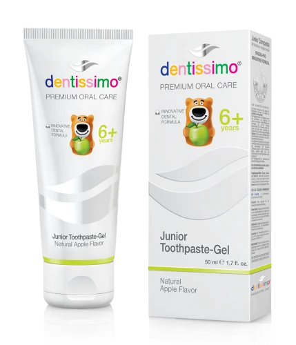Pasta de dinți Dentissimo Kids Natural Apple Flavor (6 ani +) cumpăra în Chișinau
