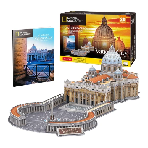 Puzzle 3D CubicFun National Geographic Catedrala Sfântul Petru, 101 elemente cumpăra în Chișinau