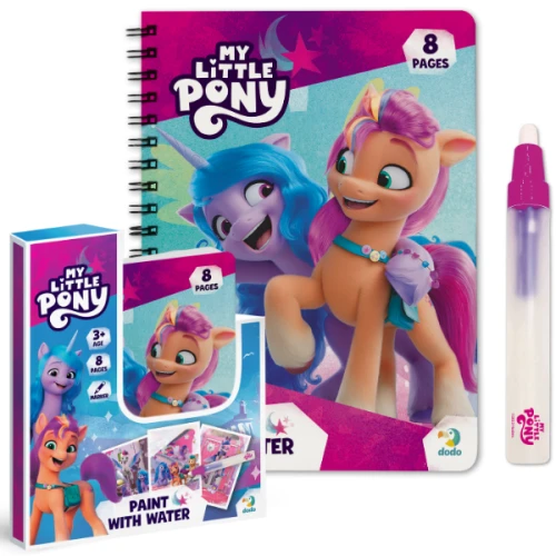 Set de colorat Dodo cu apă Poni, seria My Little Pony, 8 pagini cumpăra în Chișinau