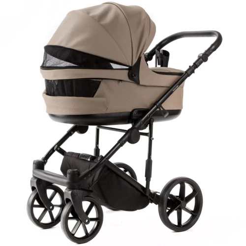 Carucior 2 in 1 Adamex Locco Deluxe Dark Beige cumpăra în Chișinau