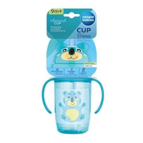 Поильник с трубочкой Canpol babies Hello Little 400 мл купить в Кишиневе