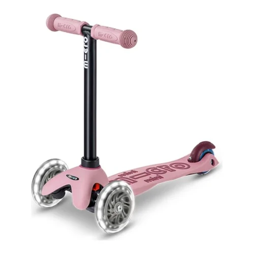 Trotinetă 6 în 1 Micro Mini Rock&Go Deluxe LED Dusty Rose cumpăra în Chișinau