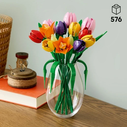 Set construcție Lego Botanicals Tulip Bouquet, 576 elemente cumpăra în Chișinau