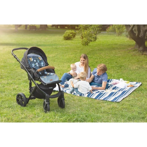 Вкладыш в коляску Caretero Sensillo Forest Glade Mint, 80x40 см купить в Кишиневе