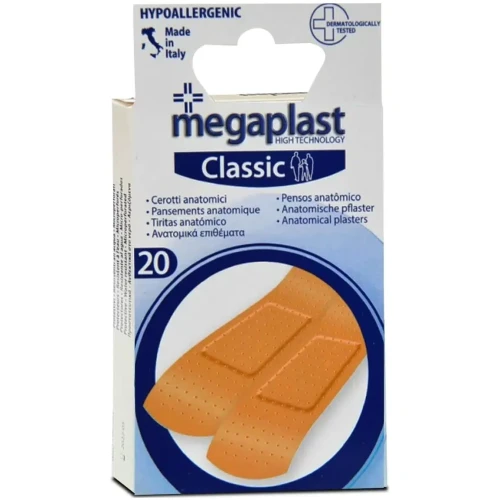 Пластырь Megaplast Classic Бежевый, 7x2 см, 20 шт купить в Кишиневе