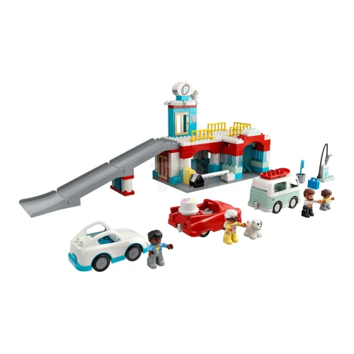 Set construcție Lego Duplo Parking Garage and Car Wash 10948, 112 elemente cumpăra în Chișinau