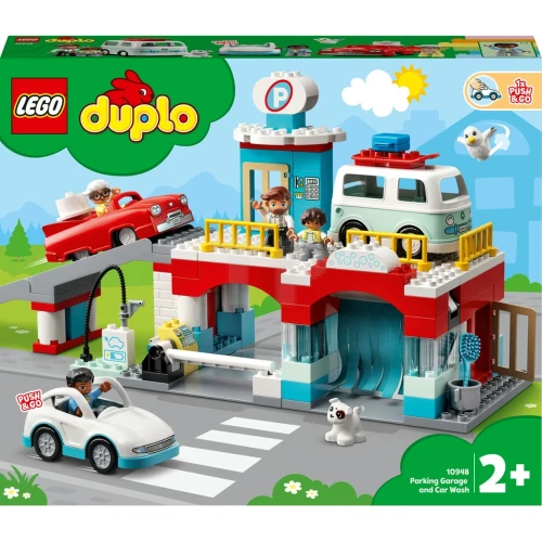 Set construcție Lego Duplo Parking Garage and Car Wash 10948, 112 elemente cumpăra în Chișinau