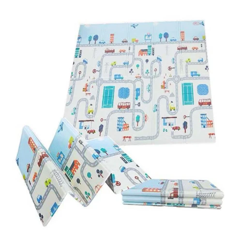 Covoraş pentru copii Moni XPE Traffic City, 200x180x1 cm cumpăra în Chișinau