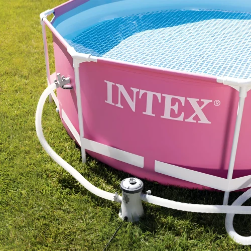 Бассейн для детей Intex Metal Frame Pink, 2843 литров купить в Кишиневе