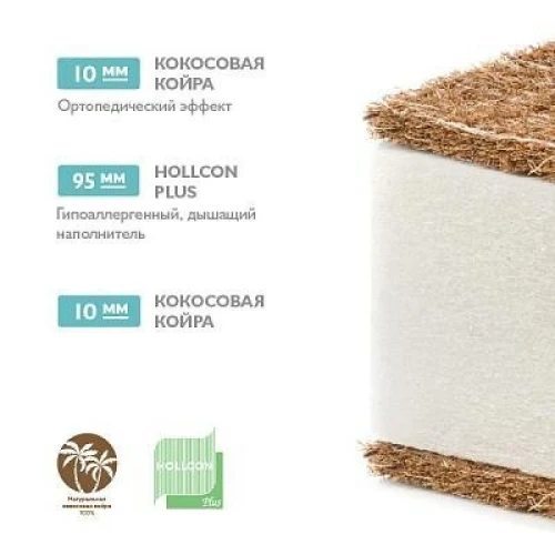 Матрас детский Plitex Junior Waterproof 120x60x12 см купить в Кишиневе