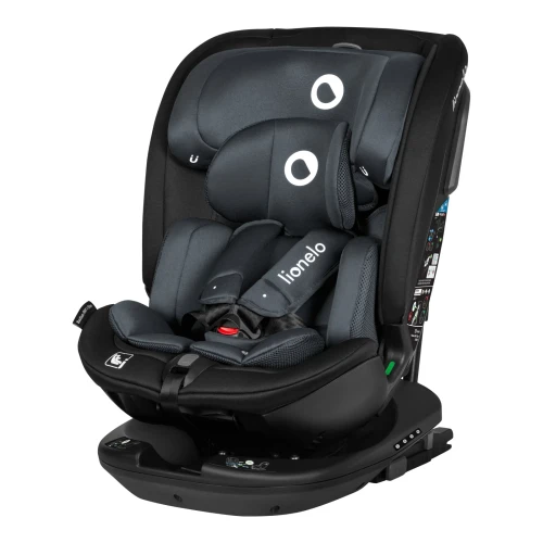 Scaun auto 40-150 cm (i-Size) Isofix Lionelo Bastiaan RWF Grey Stone, rotativ 360 cumpăra în Chișinau