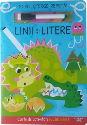 Carte Linii și litere. Scrie, șterge, repetă! cumpăra în Chișinau