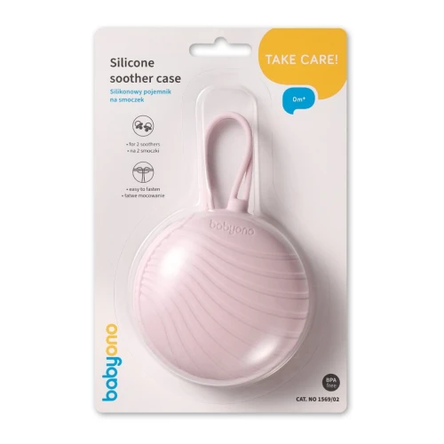 Контейнер для пустышек BabyOno Pink купить в Кишиневе