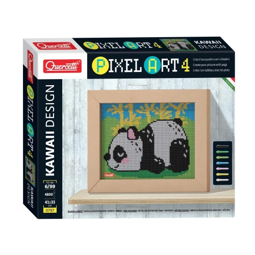 Мозаика Quercetti Pixel Art 4 Kawaii Panda, 4800 элементов купить в Кишиневе