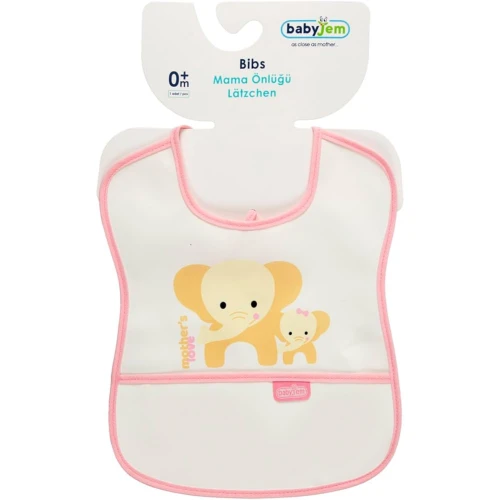 Полиэстеровый слюнявчик BabyJem Poly Small Pink купить в Кишиневе