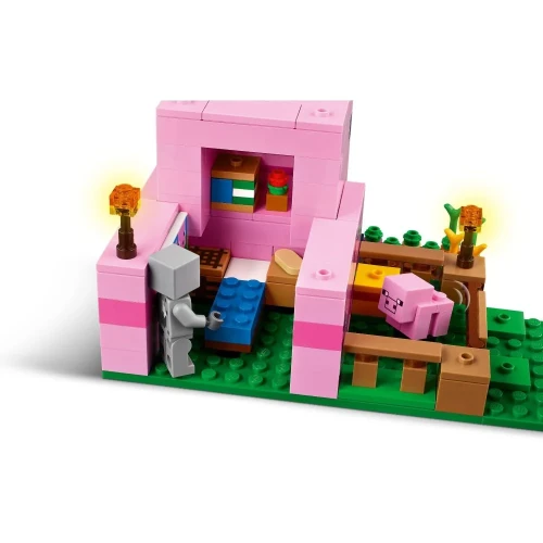 Set construcție Lego Minecraft The Baby Pig House, 238 elemente cumpăra în Chișinau