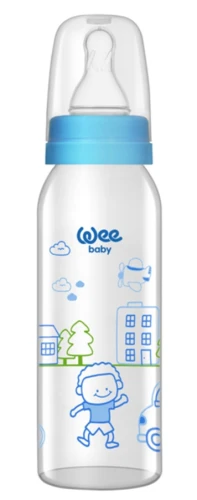 Бутылочка стеклянная для младенцев Weebaby, 250 мл купить в Кишиневе